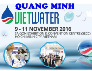 Công ty TNHH xây dựng và thương mại Quang Minh tham gia hội chợ Vietwater TP HCM 2016