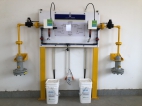 Thi công lắp đặt hệ thống châm Clo Denora cho nhà máy nước sạch Quy Nhơn gdd1 30000m3/ngđ