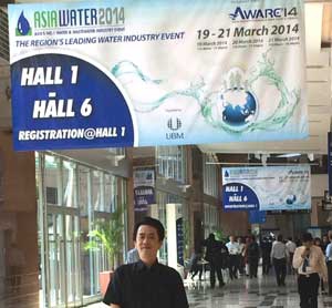 Giám đốc công ty Quang Minh thăm chuỗi triển lãm ngành công nghiệp nước & nước thải diễn ra tại Malaysia